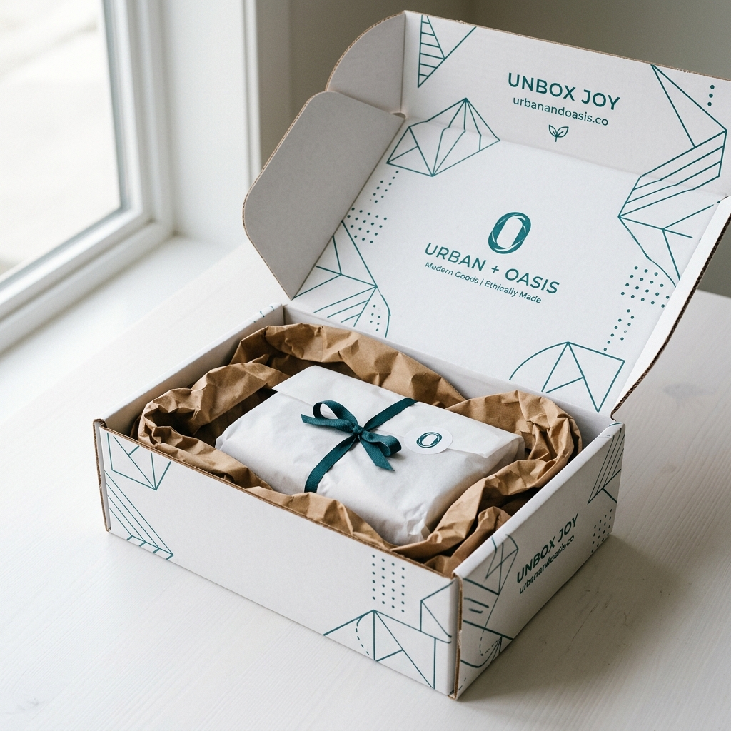 Branded Corrugated Mailer Box Unboxing